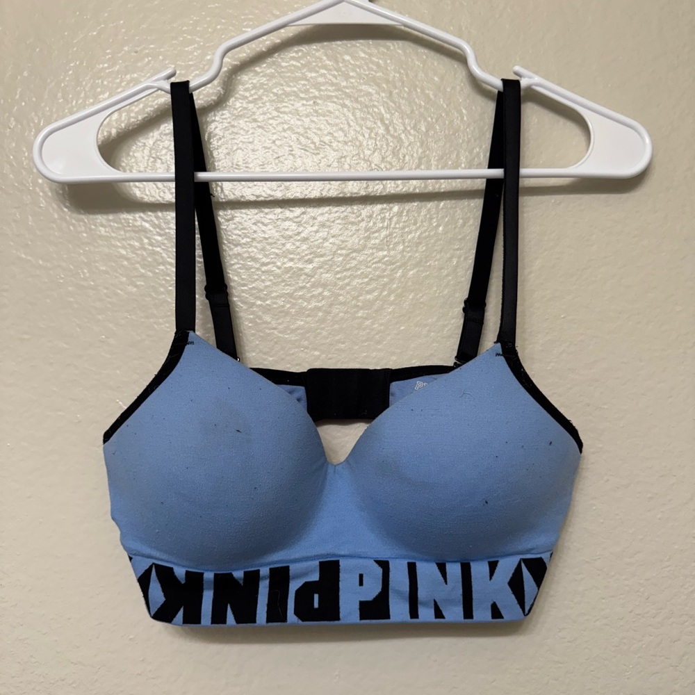 PINK Victoria's Secret Women's Blue Bralette